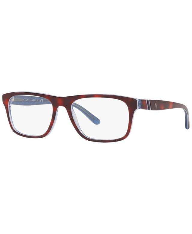 Polo Ralph Lauren PH2211 Mens Rectangle Eyeglasses - Blue Product Image