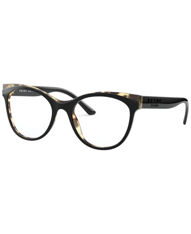 Prada Womens Eyeglasses, Pr 05WV - Blue, Brown Product Image