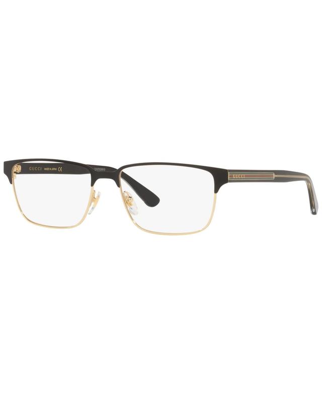 Gucci GC001613 Mens Rectangle Eyeglasses - Black Product Image