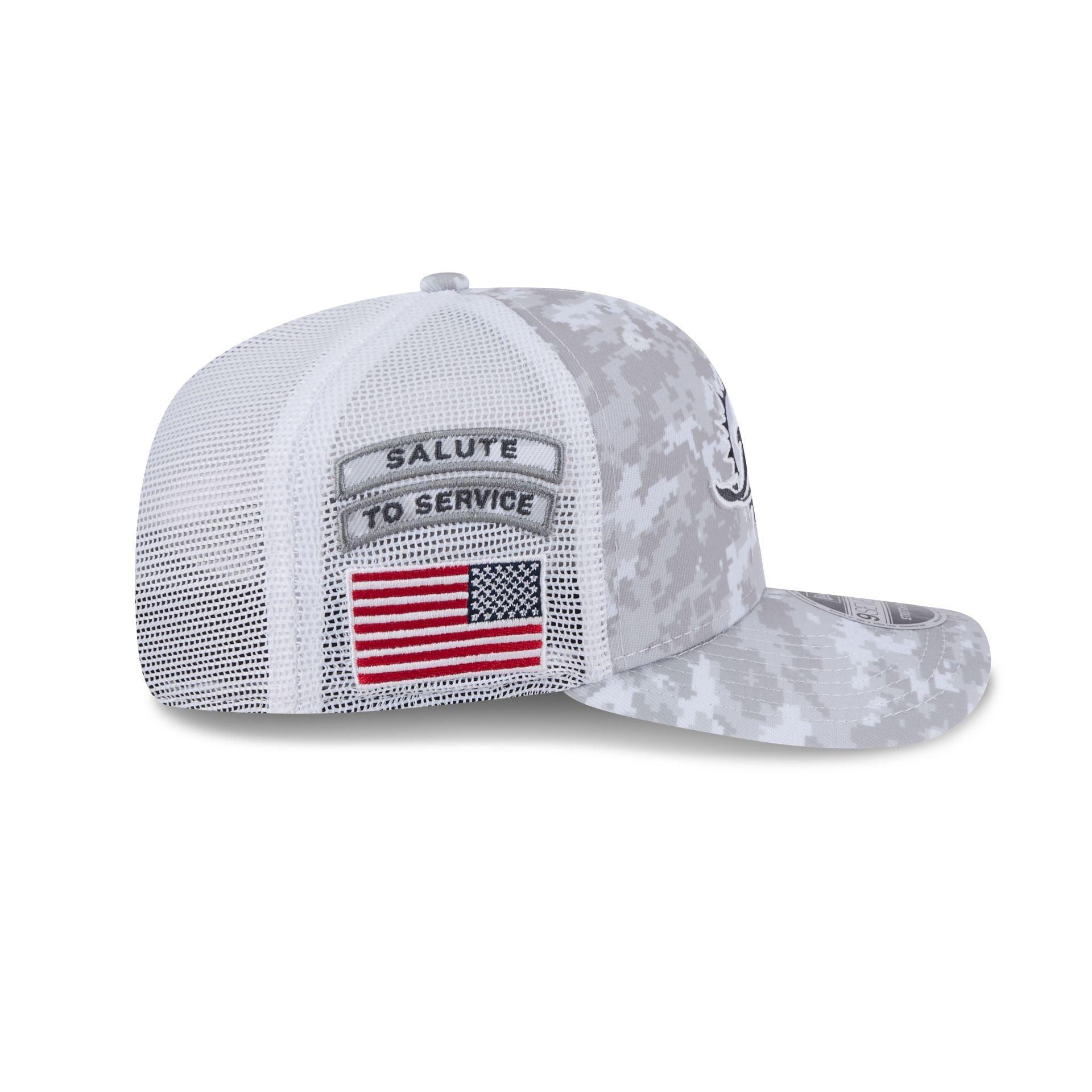 Miami Dolphins 2024 Salute to Service 9SEVENTY Trucker Hat Male Product Image