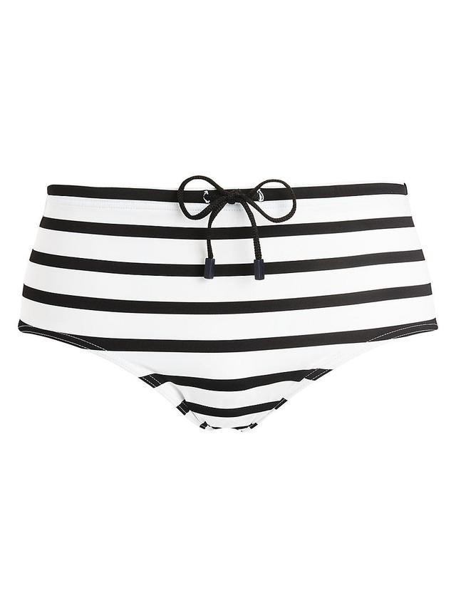 Mens Striped Swim Briefs Product Image