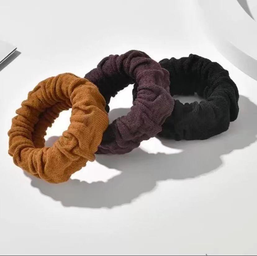 Set of 3: Plain Scrunchie Product Image