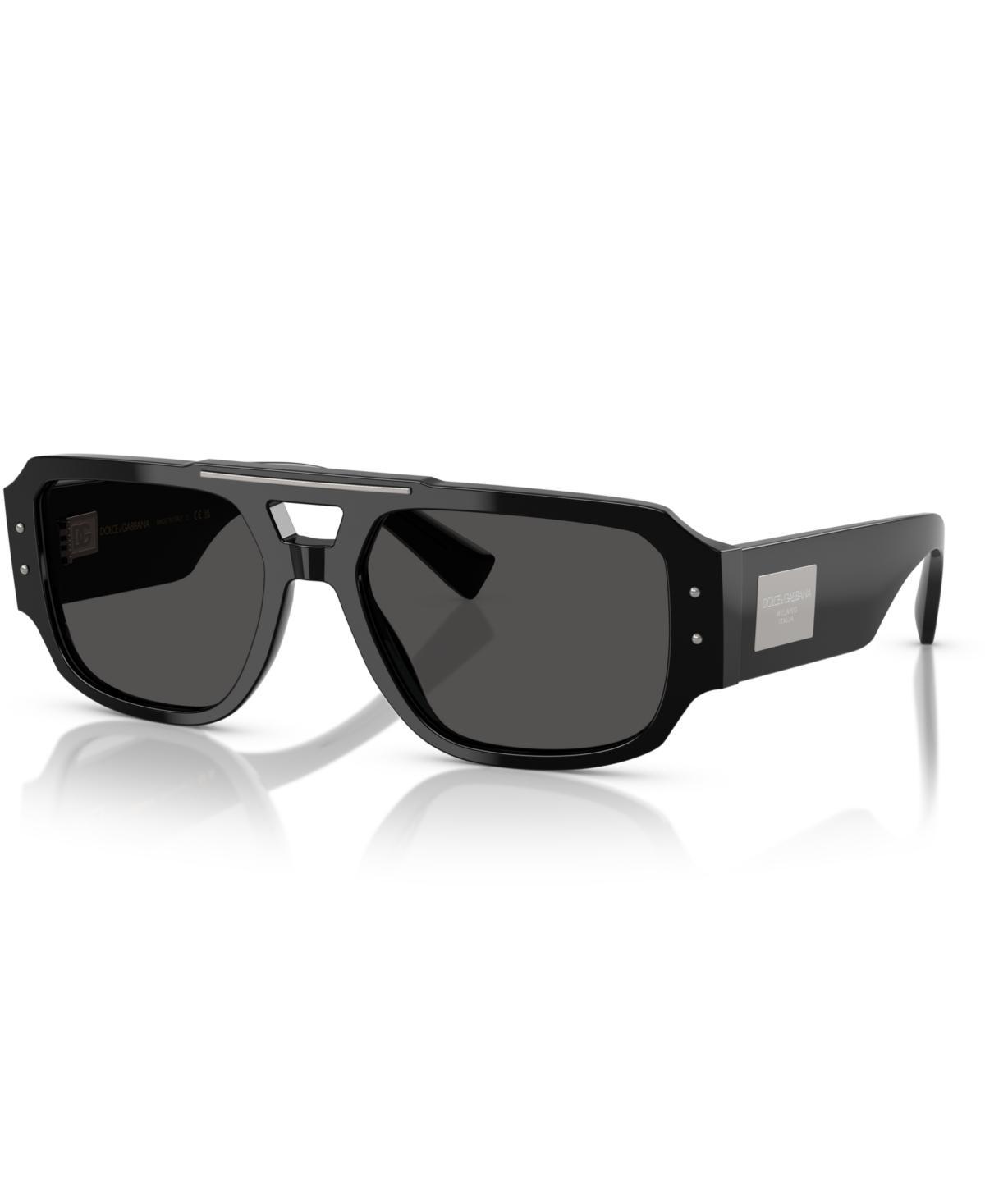 BV1178S Acetate & Metal Rectangle Sunglasses Product Image