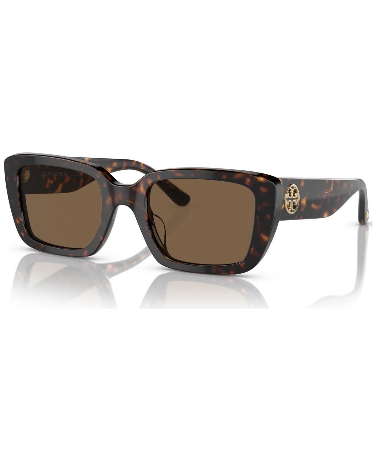 Tory Burch 51mm Rectangular Sunglasses Product Image