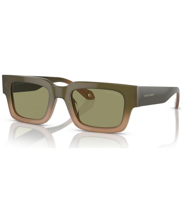 Giorgio Armani Mens Sunglasses, AR8184U - Gradient Green Product Image