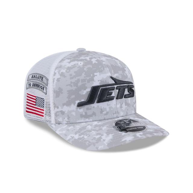 New York Jets 2024 Salute to Service 9SEVENTY Trucker Hat Male Product Image