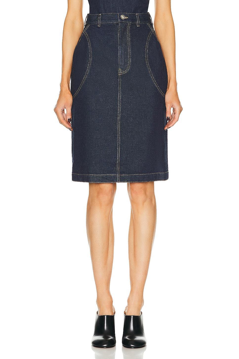 ALAÏA Pencil Skirt Blue. (also in 34). product image