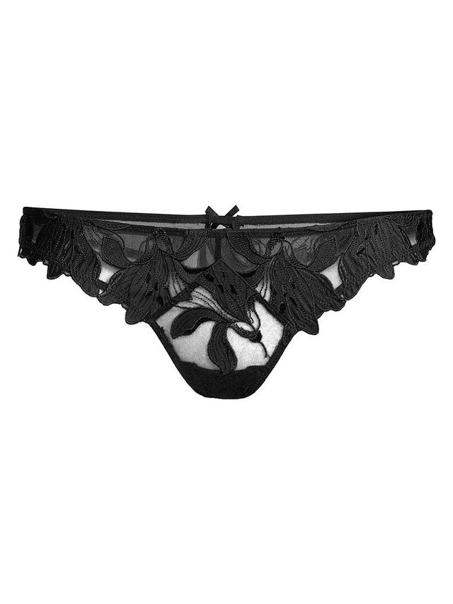 Womens Lily Lace Thong Product Image