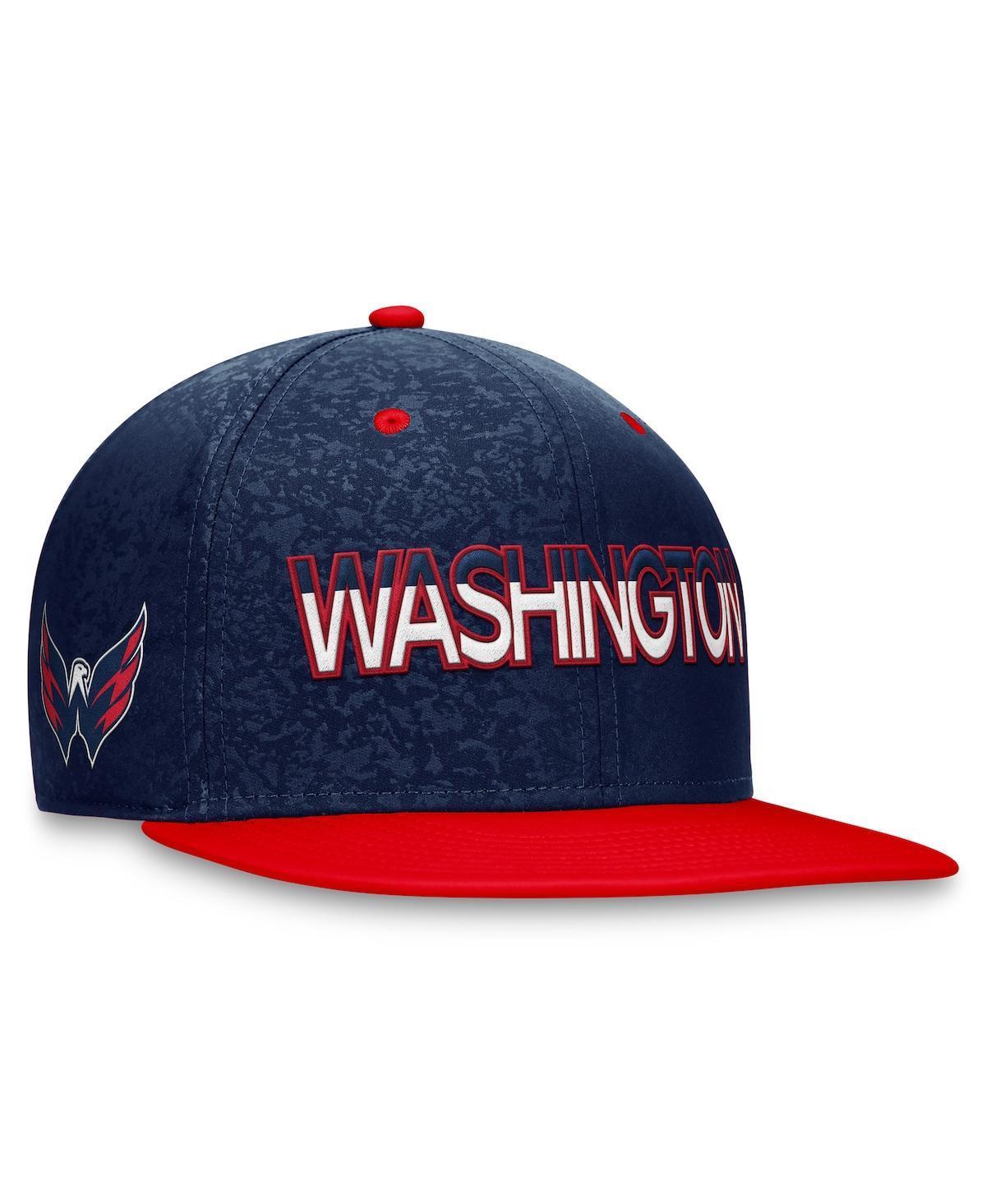 Mens Fanatics Navy Washington Capitals Authentic Pro Rink Two-Tone Snapback Hat - Navy Product Image