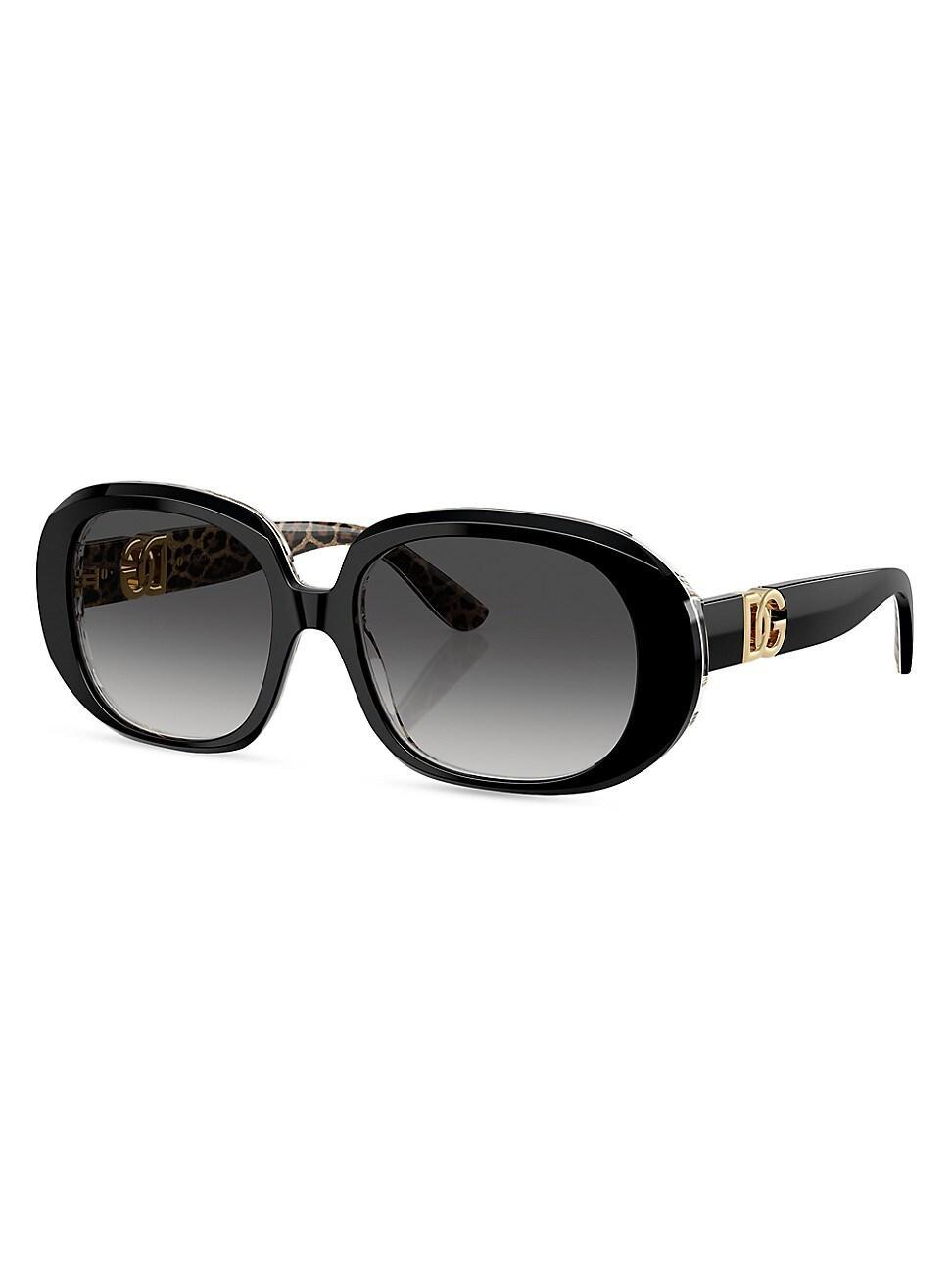 Womens 56MM Oval Sunglasses Product Image