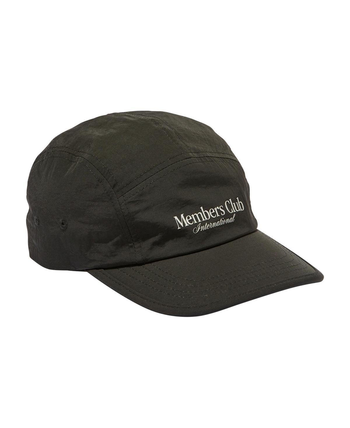 Cotton On Mens Nylon 5 Panel Hat - Black Product Image