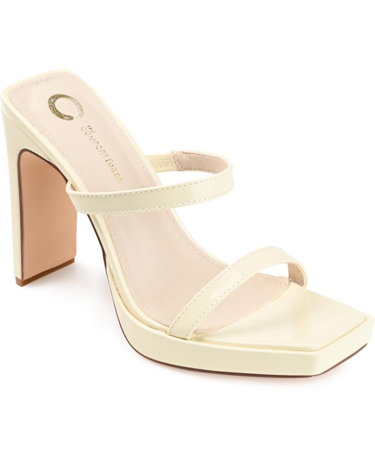 Journee Collection Womens Naivee Square Toe Sandals Product Image