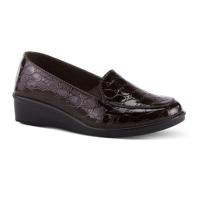 Flexus by Spring Step Biddey Womens Slip-on Loafers Brown Product Image