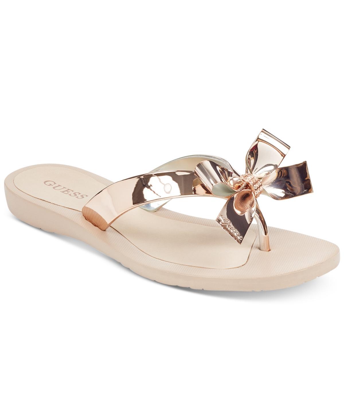 Guess Womens Tutu Eva Fashion Bow Detail Flip Flop Sandals Product Image