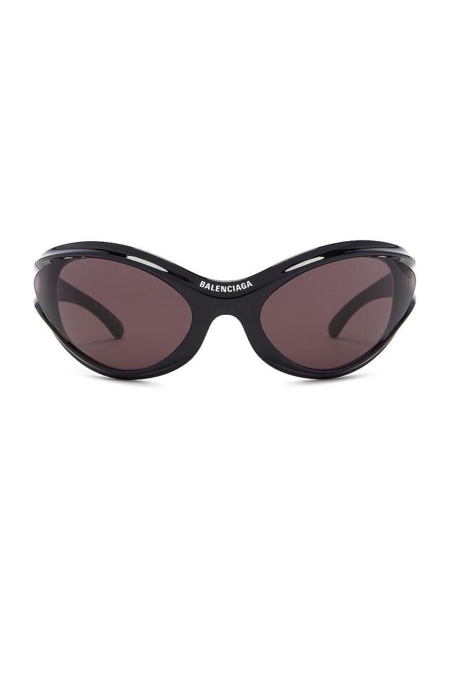 Balenciaga Dynamo Sunglasses in Black Product Image