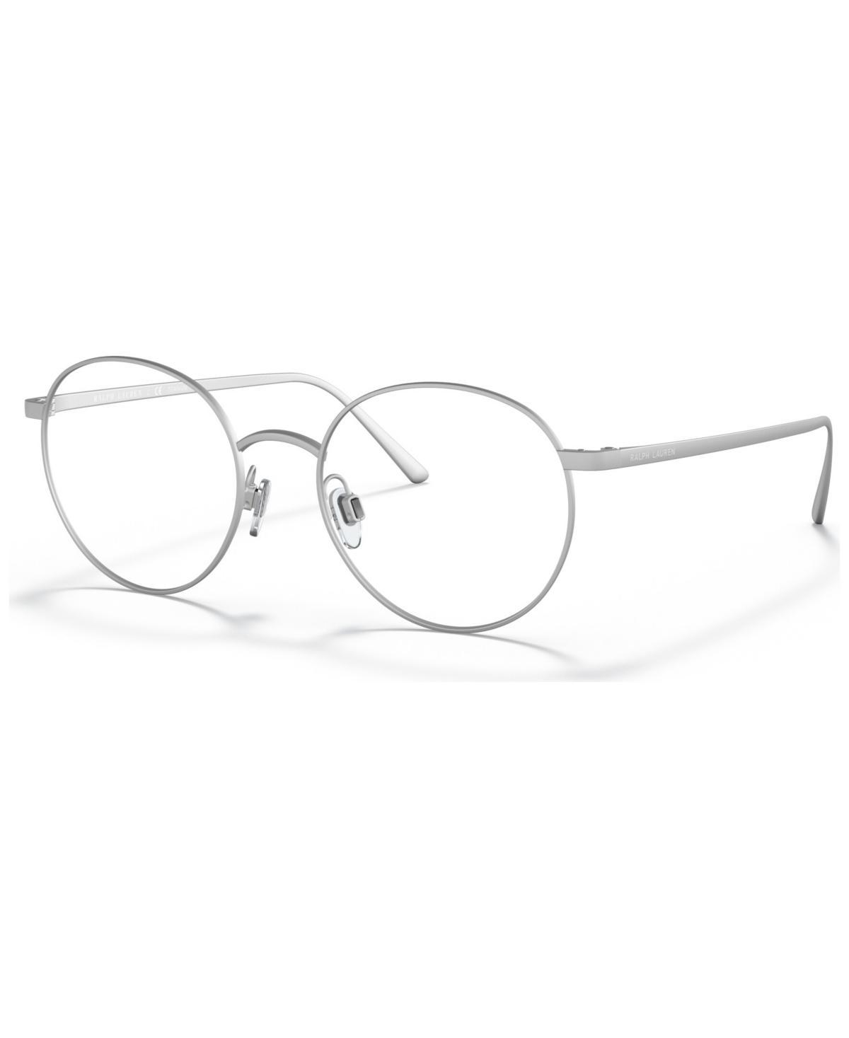 Ralph Lauren Mens Round Eyeglasses RL5116T - Matte Silver-Tone Product Image