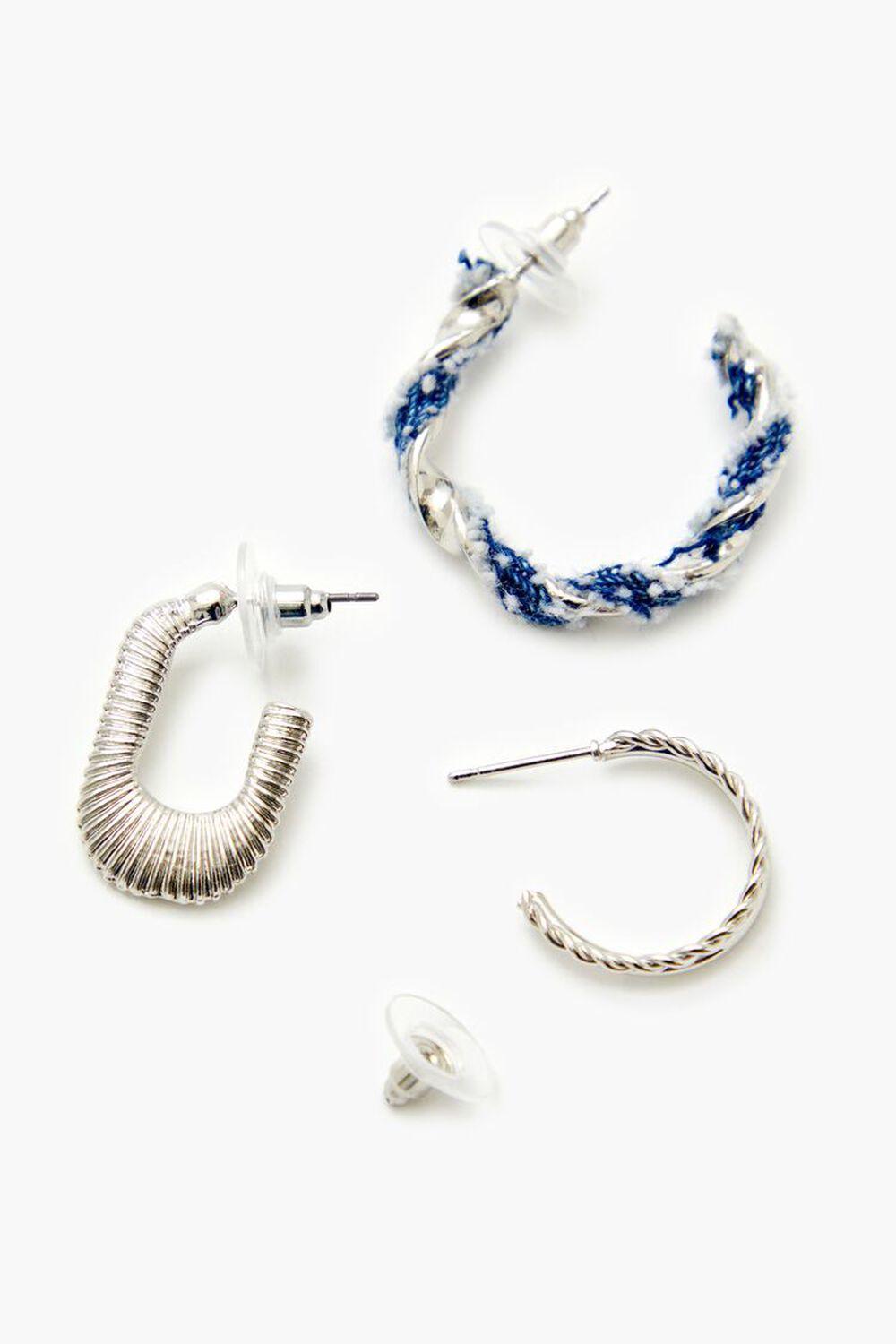 Twisted String Hoop Earring Set | Forever 21 Product Image