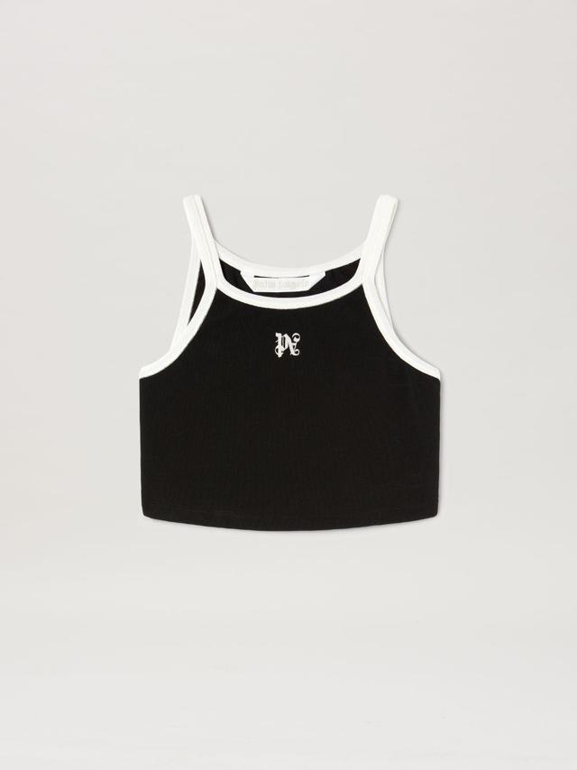 Monogram Tank Top on Sale - Palm Angels® Official  Product Image