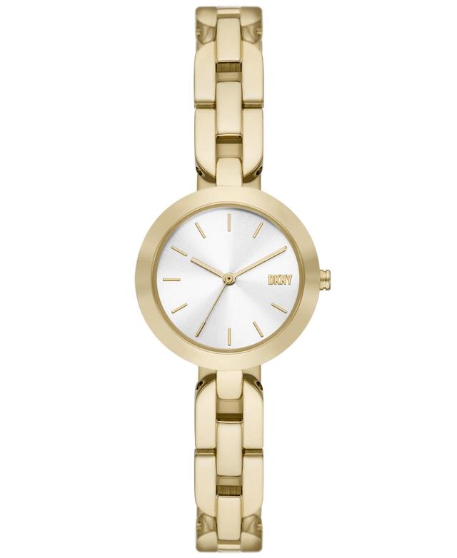 Dkny Womens City Link Gold-Tone Stainless Steel Bracelet Watch 26mm - Gold-Tone Product Image