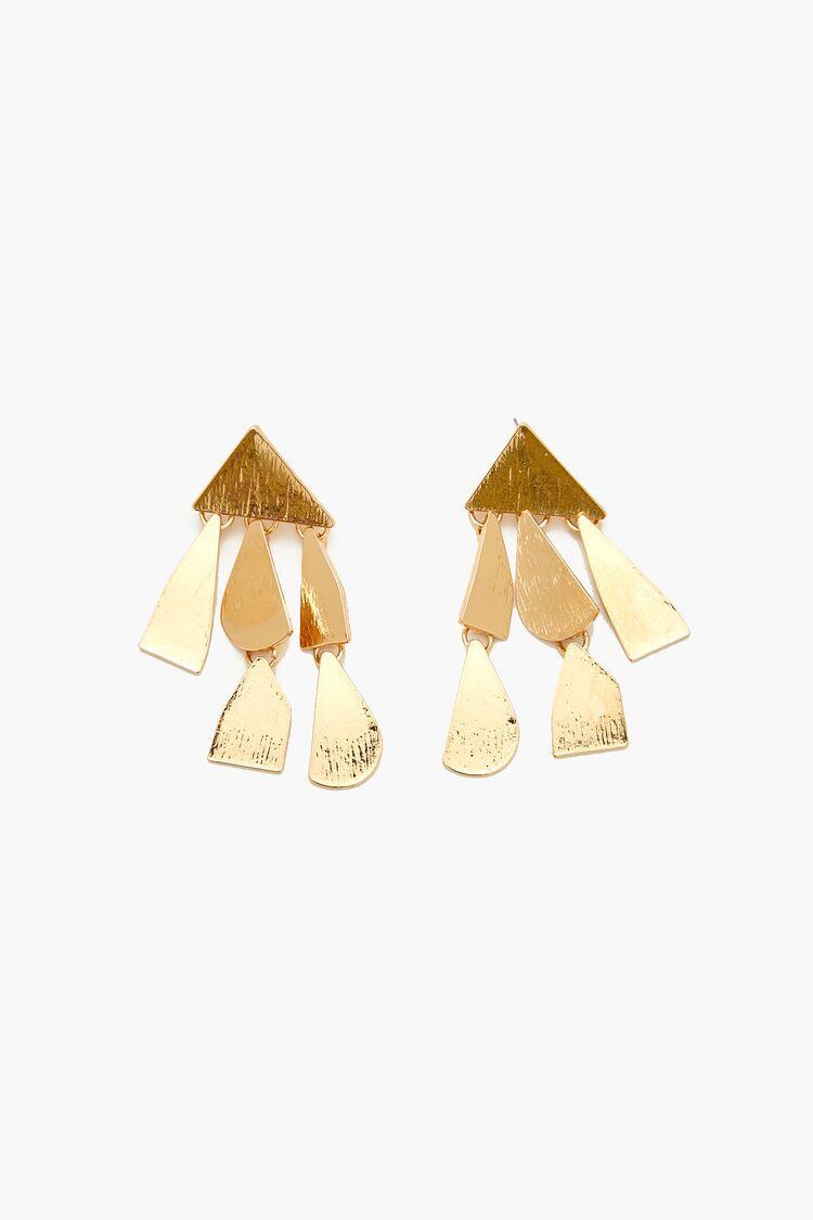 Tiered Geo Drop Earrings | Forever 21 Product Image