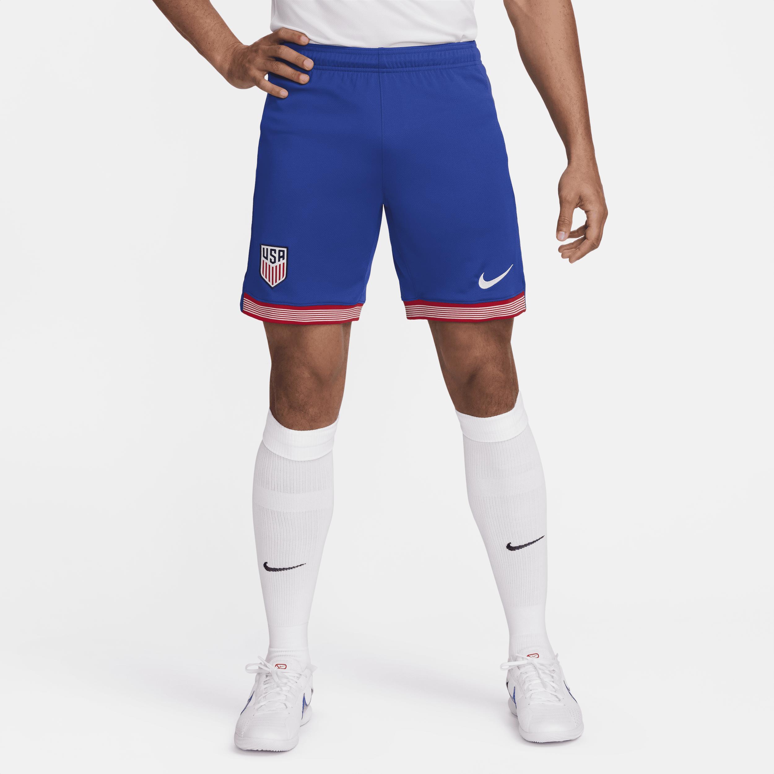 USMNT 2024 Stadium Home Nike Men's Dri-FIT Soccer Replica Shorts Product Image