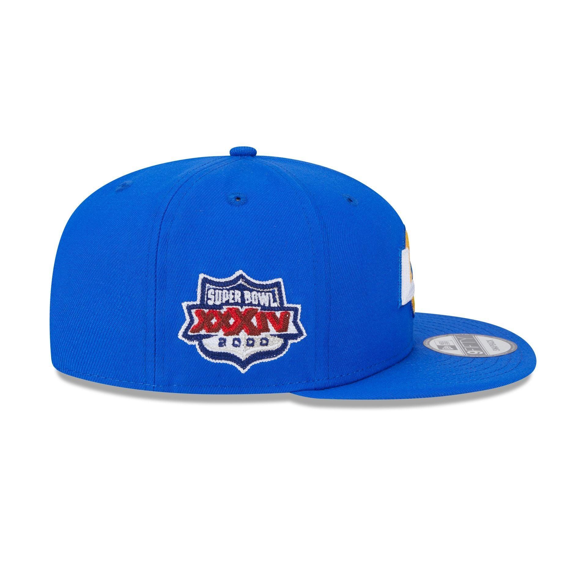 Alpha Industries x Los Angeles Rams Blue 9FIFTY Snapback Hat Male Product Image