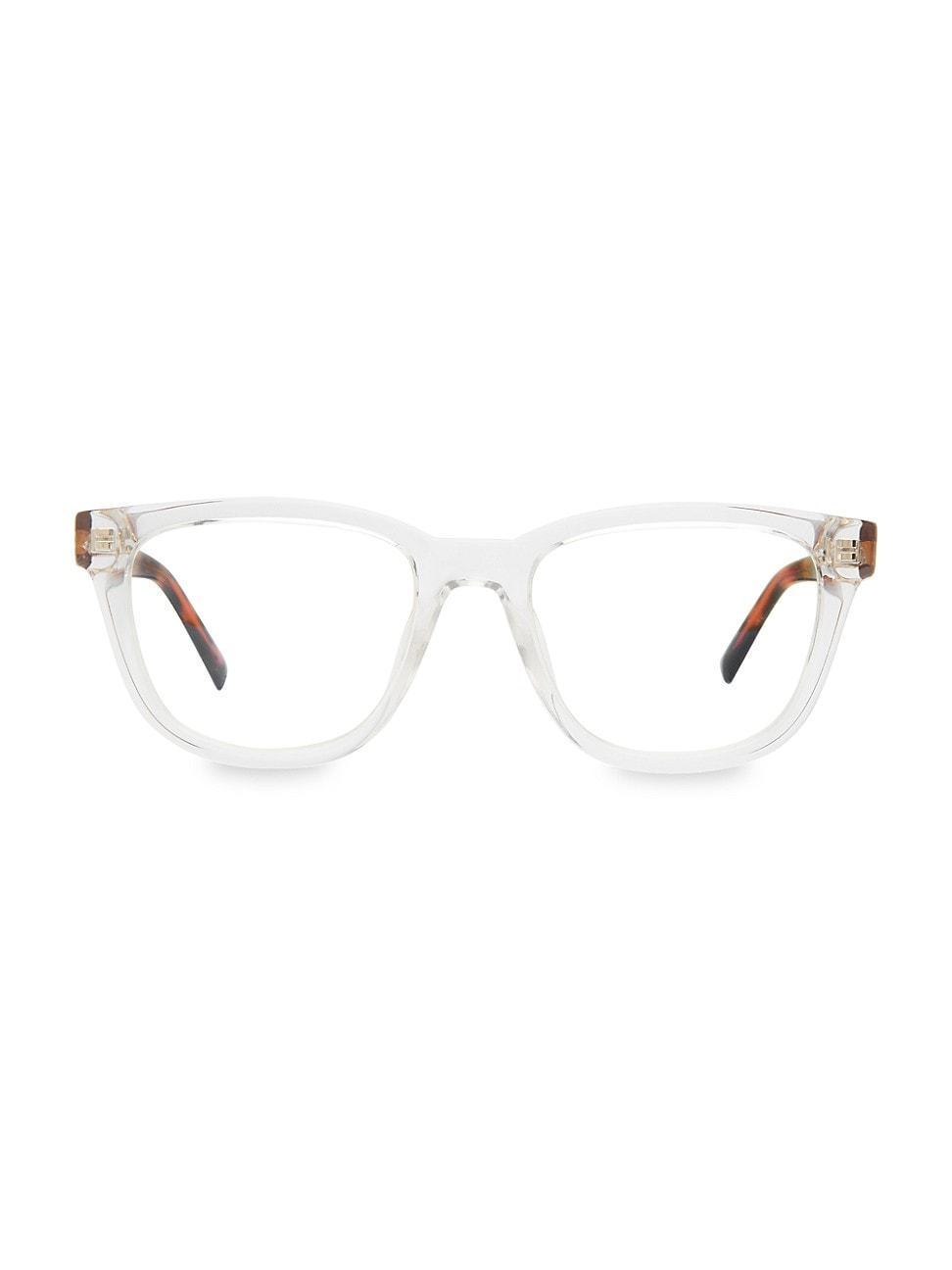 Womens Jazelle 51MM Blue Block Eyeglasses Product Image