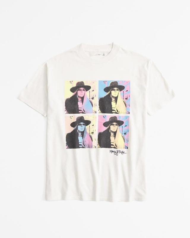 Oversized Mary J. Blige Graphic Tee Product Image