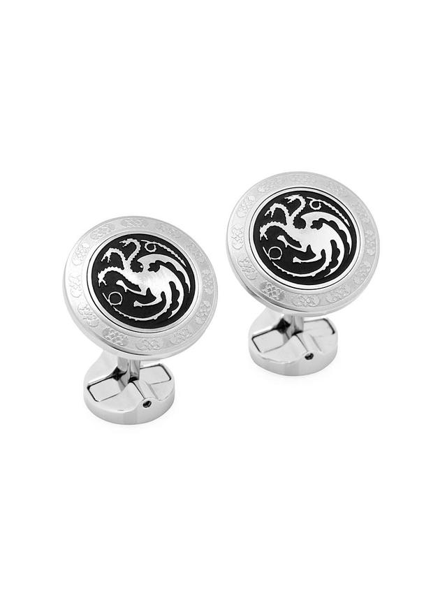 Targaryen Filigree Stainless Steel Cufflinks Product Image