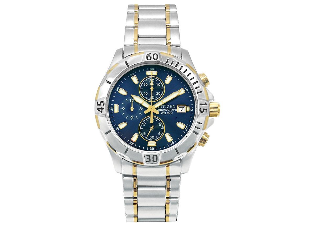 Citizen Mens Two Tone Stainless Steel Chronograph Watch - AN3394-59L Product Image