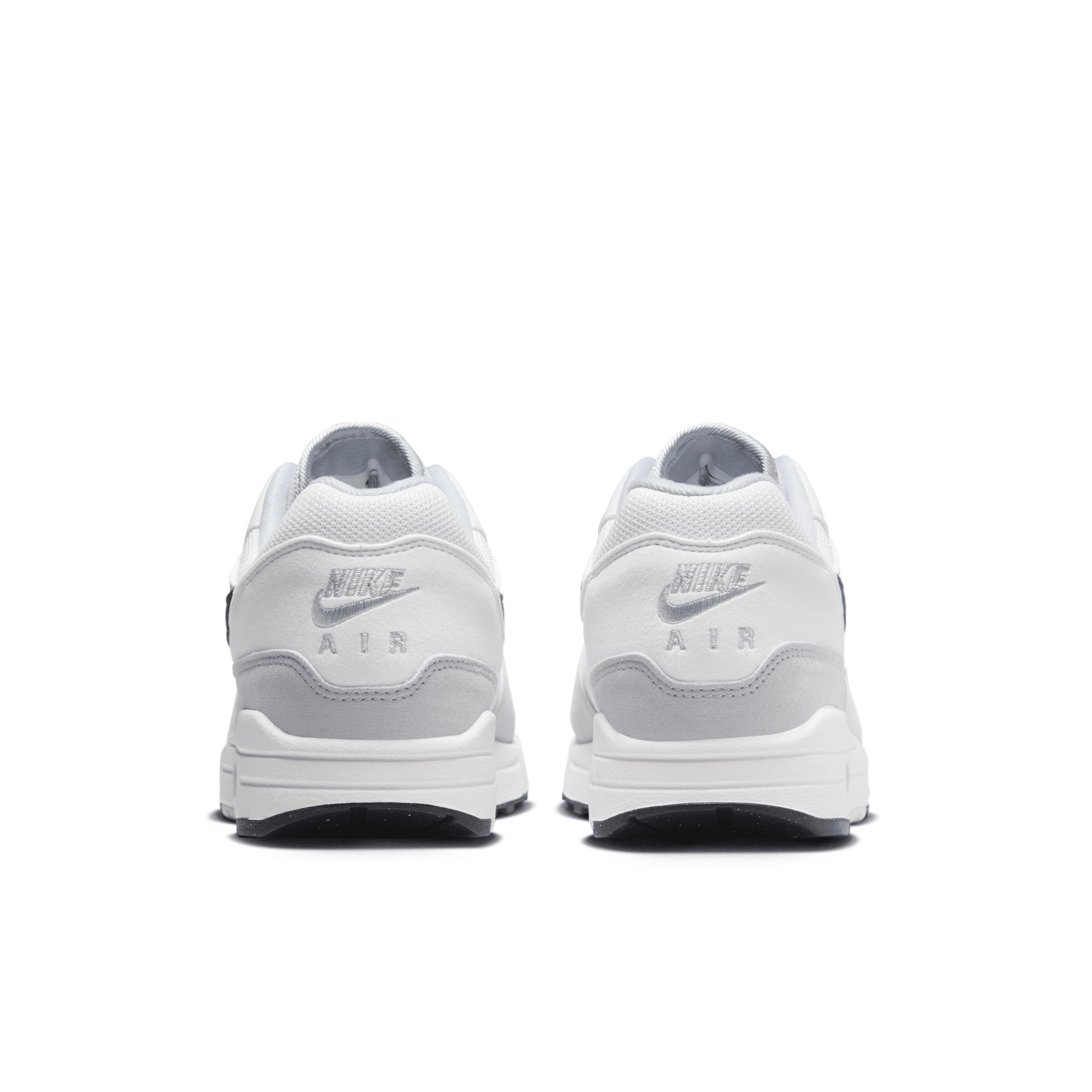 Nike Mens Nike Air Max 1 - Mens Running Shoes Platinum Tint/Dark Obsidian Product Image