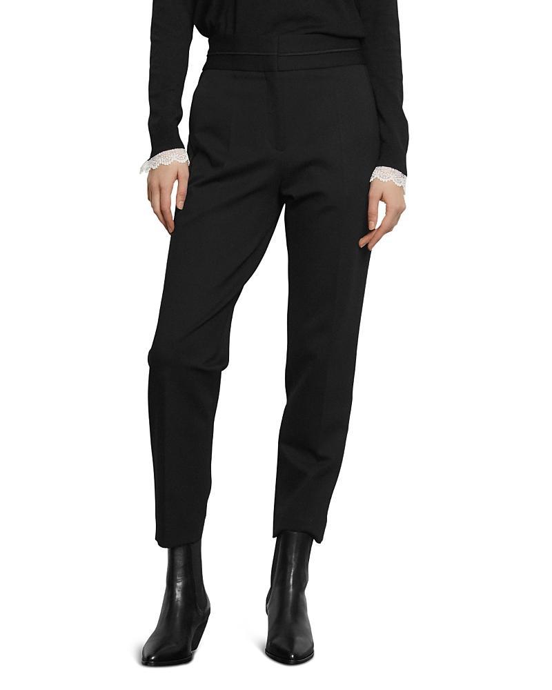 Sandro Nalla Tapered Ankle-Length Pants Product Image