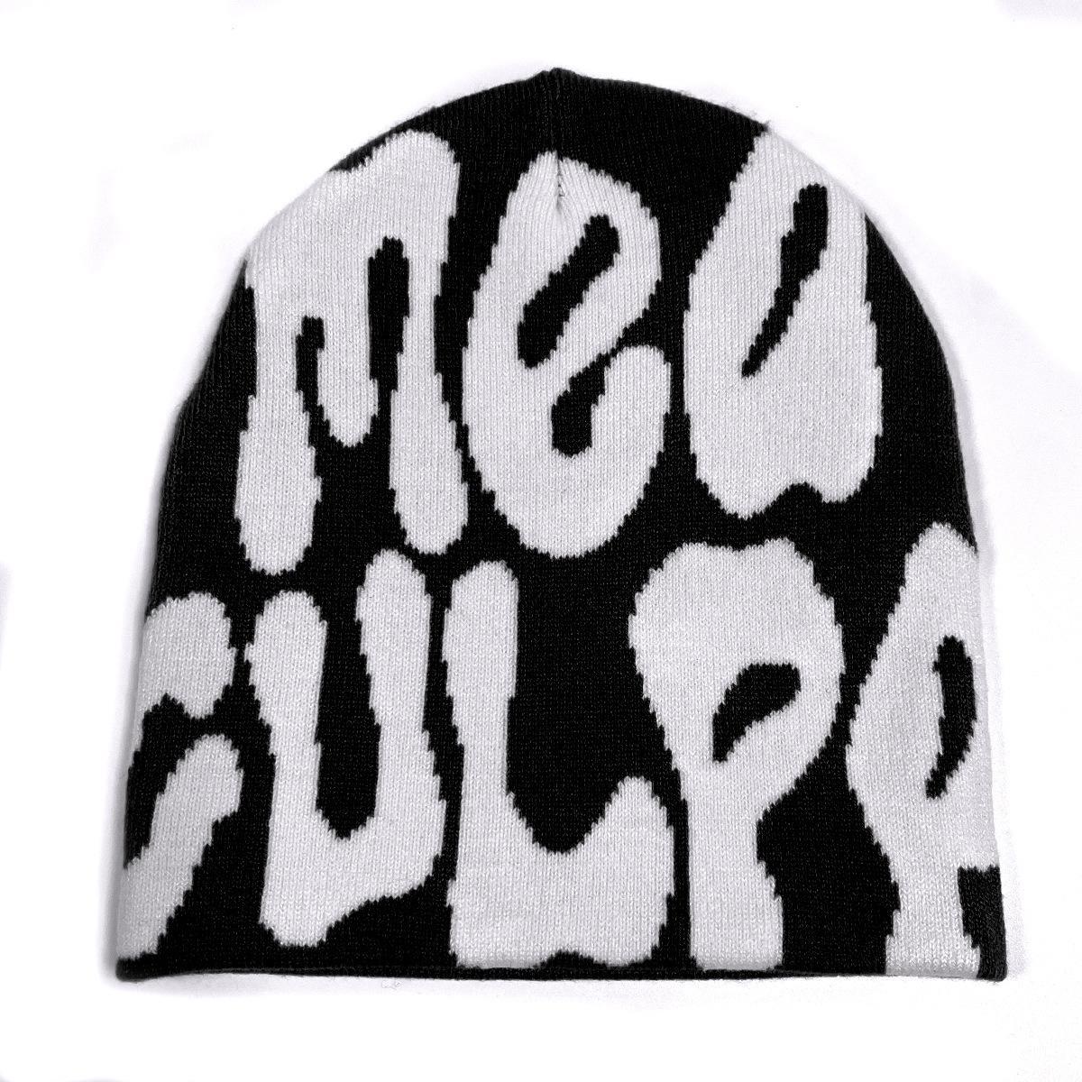 Reversible Jacquard Monogram Knit Hat Product Image