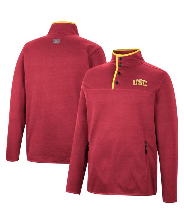 Mens Colosseum Cardinal Usc Trojans Rebound Quarter-Snap Jacket Product Image