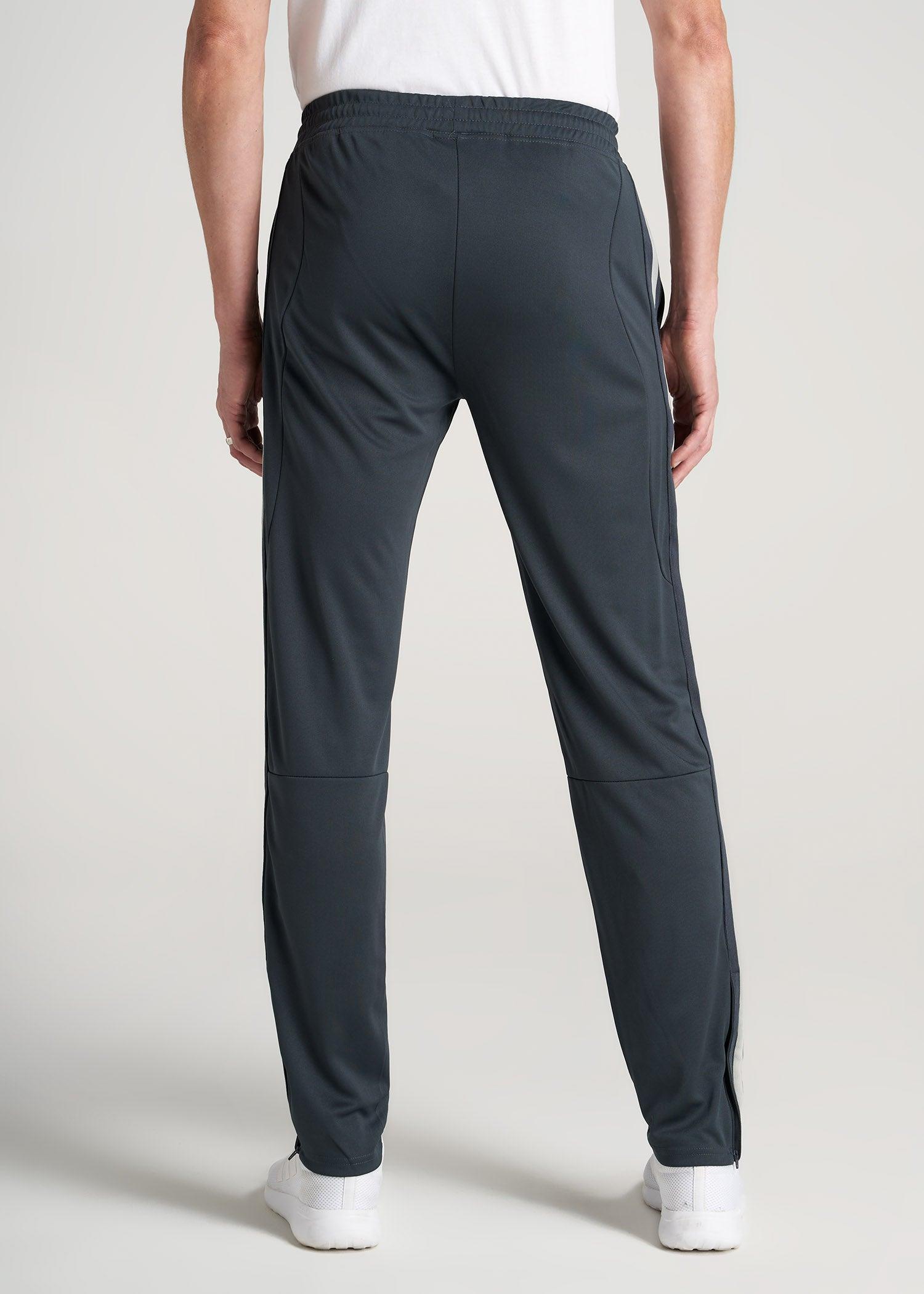 Athletic Stripe Pants for Tall Men in Storm Grey Stripe Male Product Image