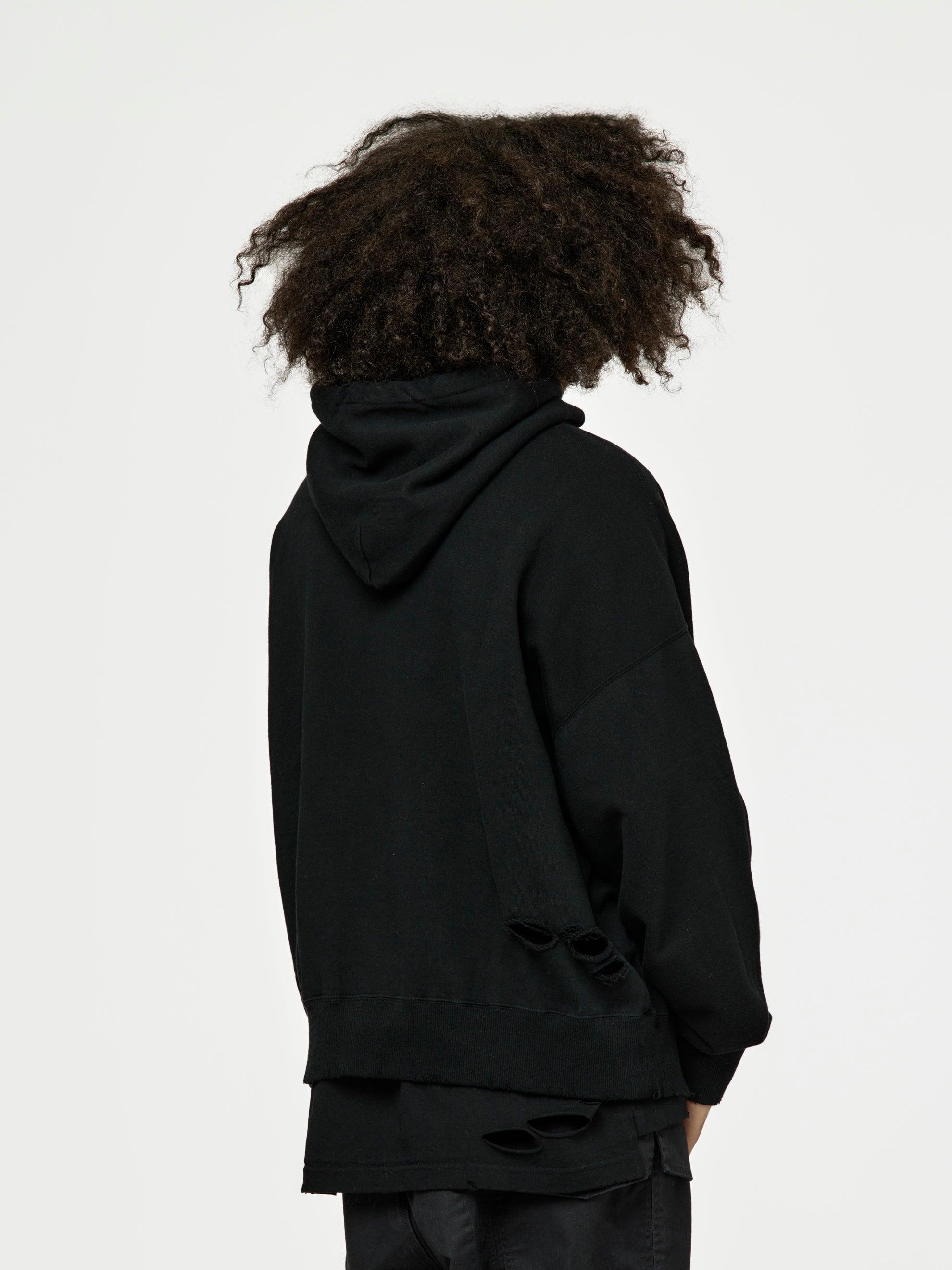 Union Looping Damage Hoody (Black) Product Image