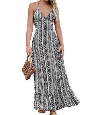 Women's Flounce Maxi Beach Dress Product Image