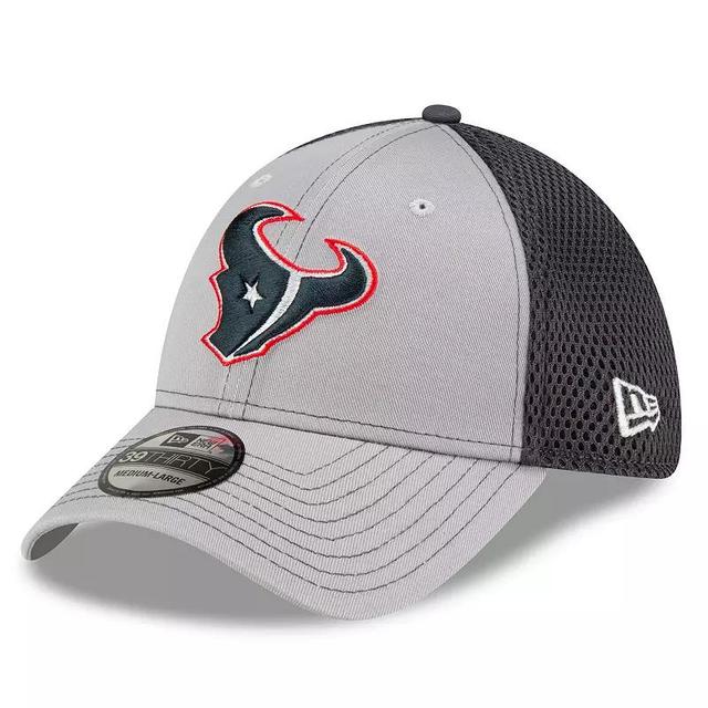 Mens New Era Gray Houston Texans Neo 39THIRTY Flex Hat Product Image