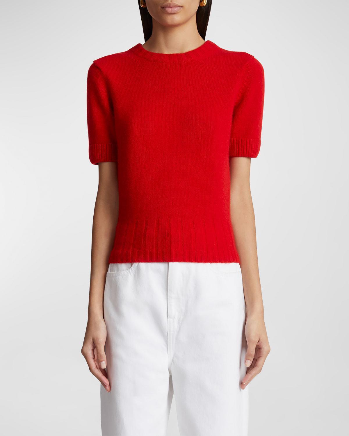 Luphia Puff-Sleeve Cashmere Sweater Product Image