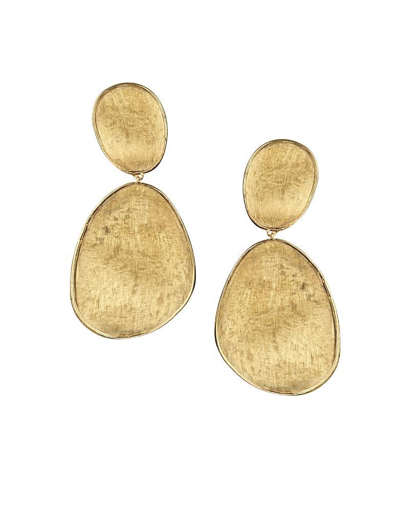 Lunaria 18K Yellow Gold Double-Drop Earrings Product Image