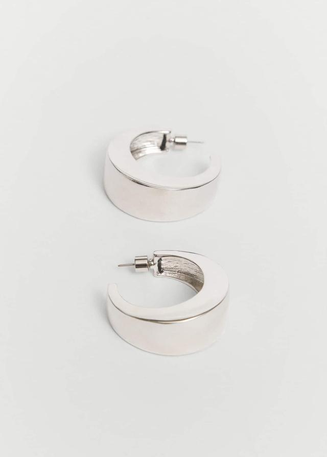 MANGO - Volume hoop earrings - One size - Women Product Image