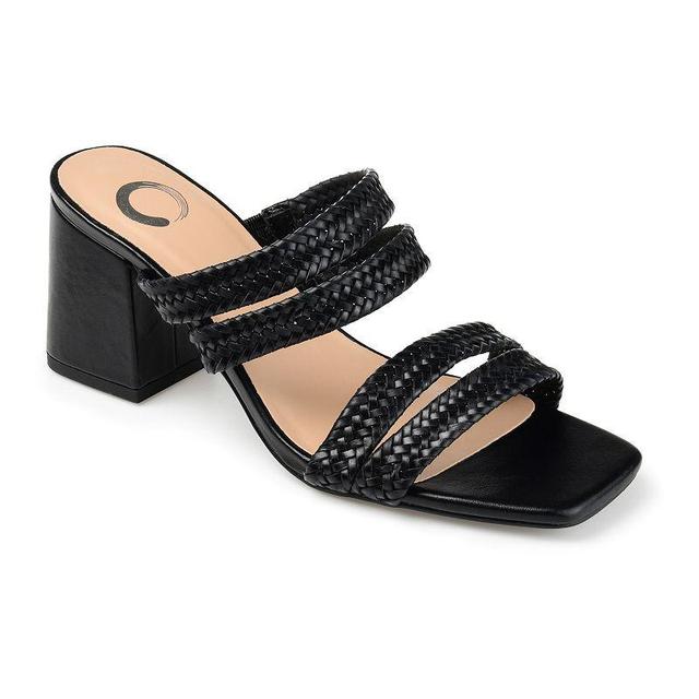 Journee Collection Natia Womens Block Heel Sandals Product Image