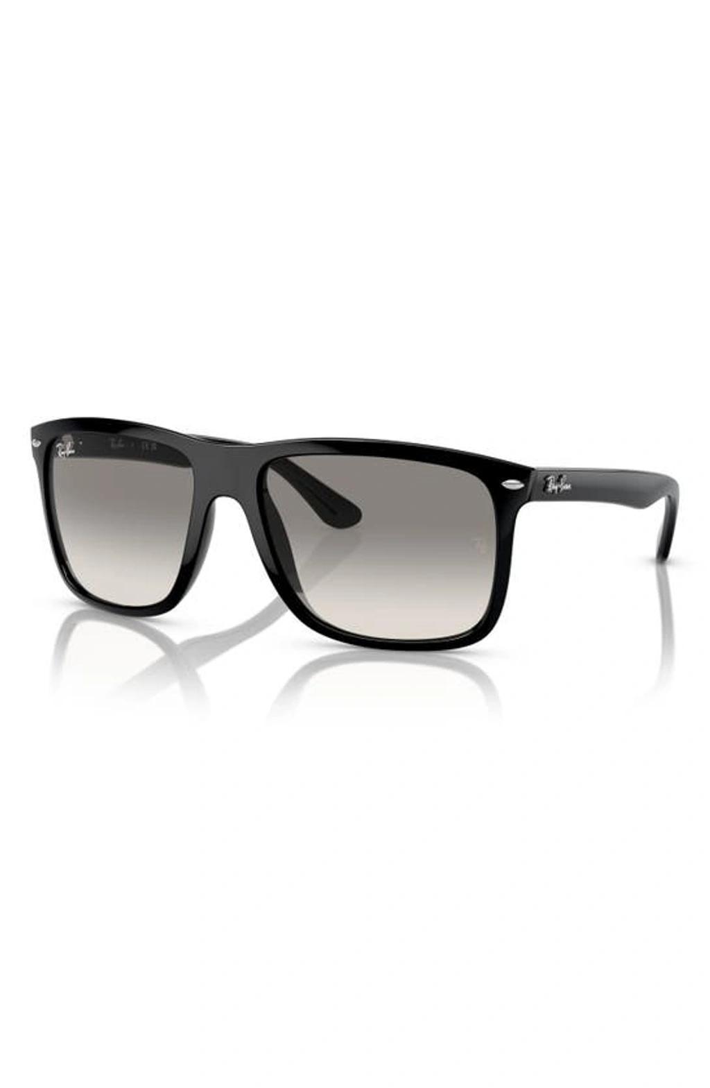 RAY BAN 57mm Gradient Square Sunglasses In Black Product Image