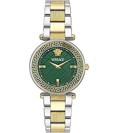 Versace Womens Swiss Two-Tone Stainless Steel Bracelet Watch 35mm Product Image