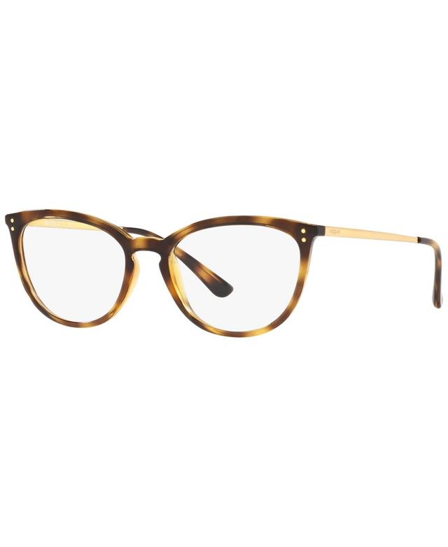 Vogue Eyewear Womens Cat Eye Eyeglasses, VO527653-o - Tortoise Product Image