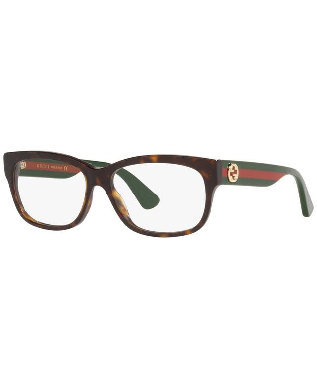 Gg0278o Women's Rectangle Eyeglasses In Black Product Image