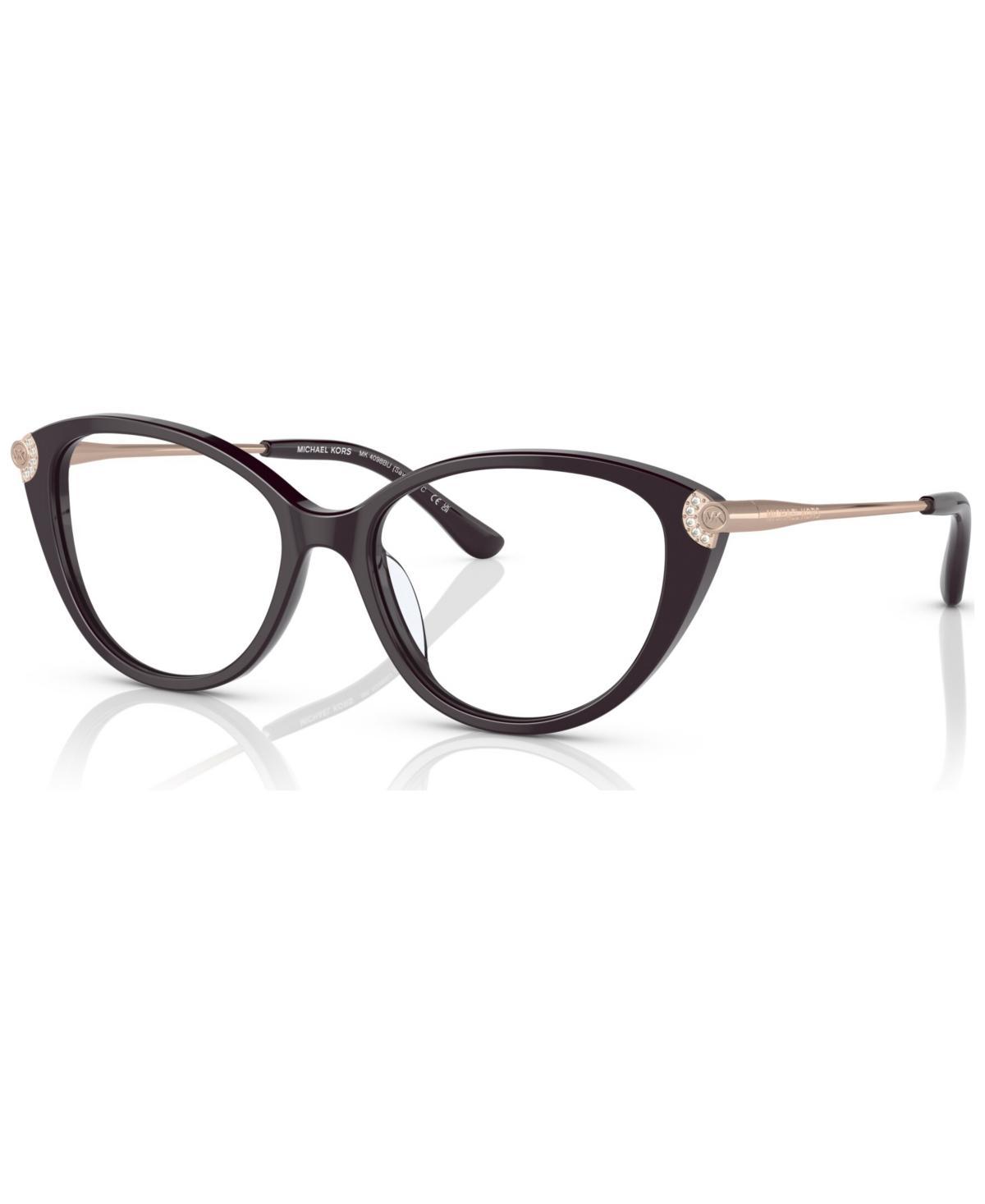 Michael Kors Womens Cat Eye Eyeglasses, MK4098BU53-o - Cordovan Product Image