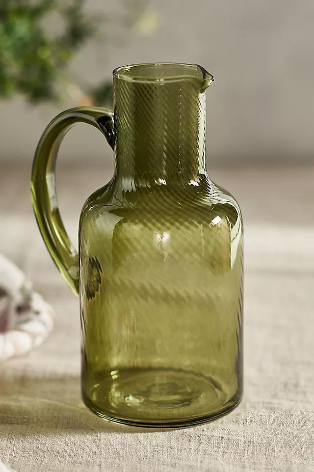 Green Ripple Glassware Collection Product Image