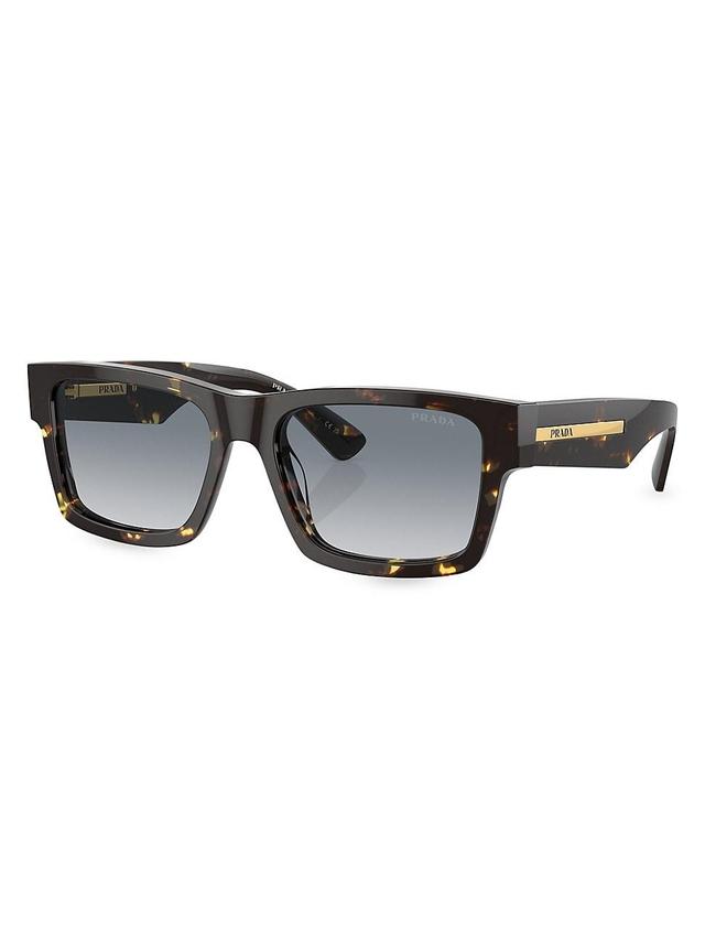 Mens 56MM Rectangular Sunglasses Product Image