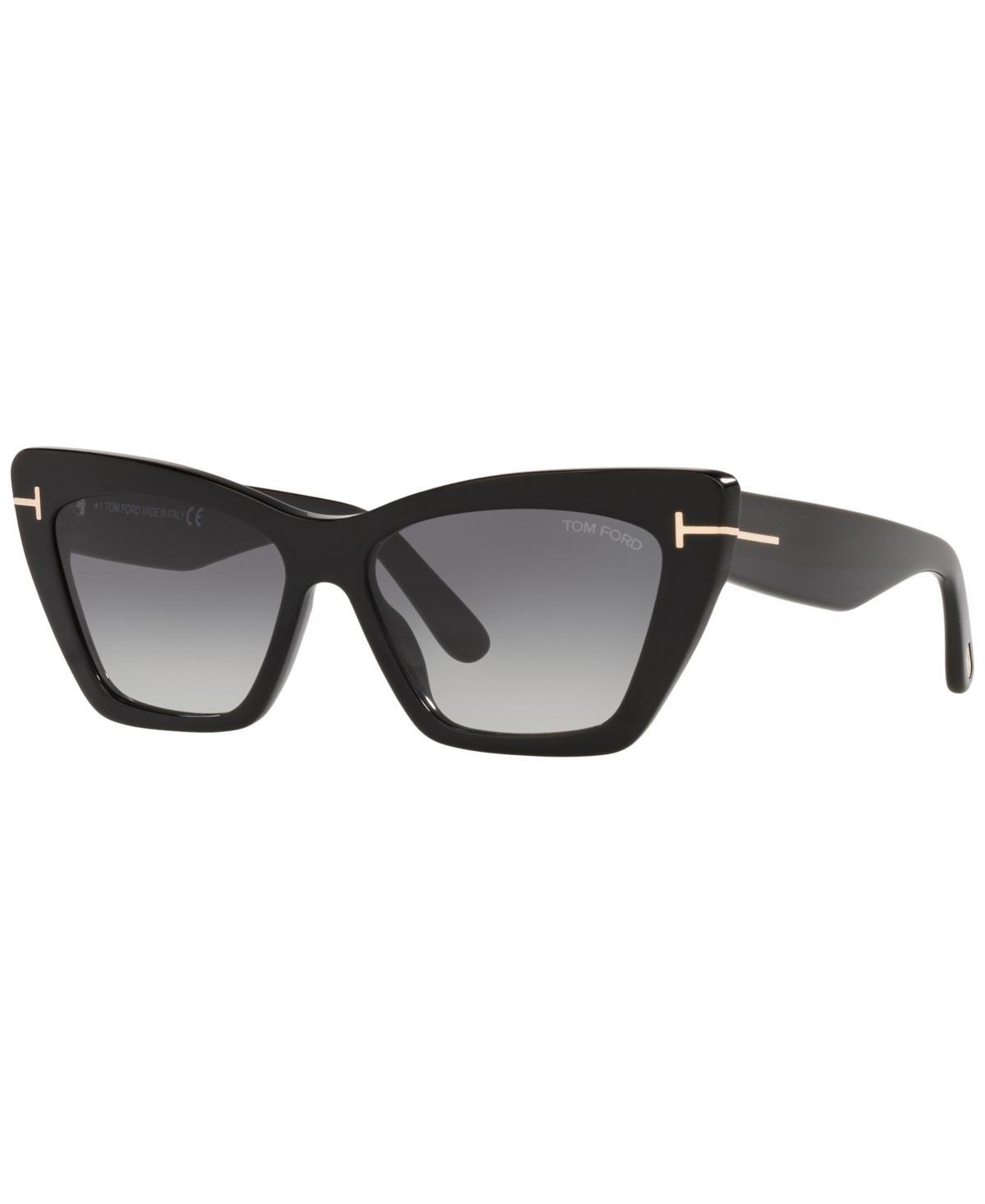 TOM FORD Wyatt 56mm Gradient Cat Eye Sunglasses Product Image